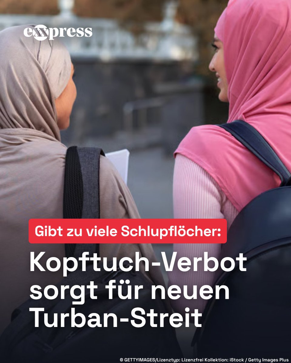 exxpressat's tweet photo. Neuer Turban-Streit: In St. Pölten soll einer Schülerin erlaubt worden sein ihr Kopftuch turbanartig zu tragen. FPÖ: Umgehung der Regeln – das Gesetz hat zu viele Schlupflöcher. Klarstellung gefordert. Mehr dazu im Artikel: https://t.co/ICgFmrzKG8

#Kopftuch #Turban #St.Pölten #FPÖ #exxpress