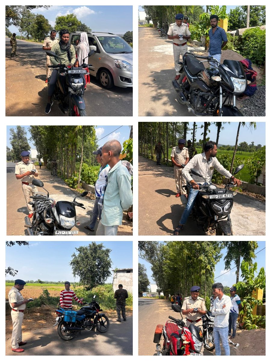 SPNUAPADA's tweet photo. π ROAD SAFETY DRIVE | SINAPALI PS
Strict MV Checking conducted under Sinapali PS to promote safe driving and ensure compliance with traffic rules.
#NuapadaPolice #OdishaPolice #SinapaliPS #MVChecking #RoadSafety
@DGPOdisha
@odisha_police
@CIDOdisha
@digswrkoraput
@DM_Nuapada