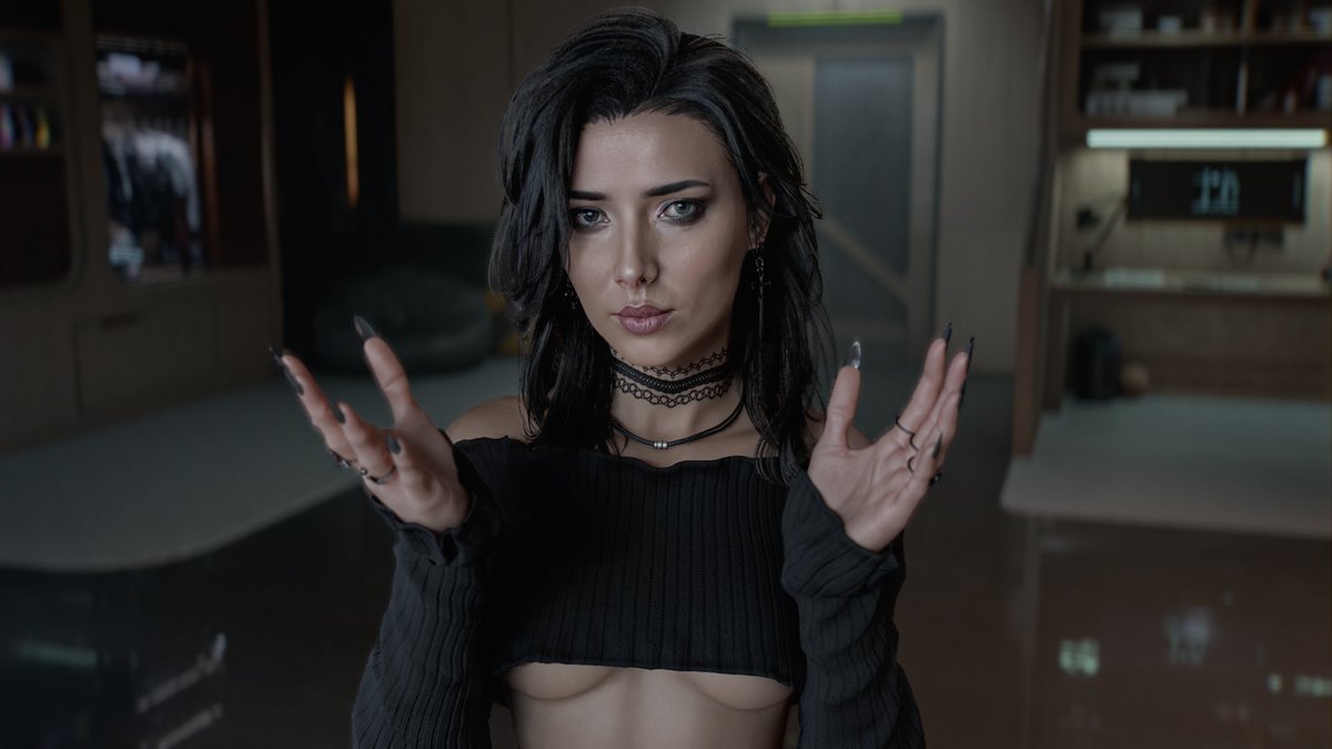 ValIdol1511's tweet photo. 012 | Some of the first photos with my brand new look.
Not the best shots… but I’m still beautiful. Right?
#Cyberpunk2077 #Cyberpunk2077PhotoMode #VirtualPhotography #VPPortraits #FemV #ThePhotoMode #VPWorld https://t.co/czUkJuXHUg