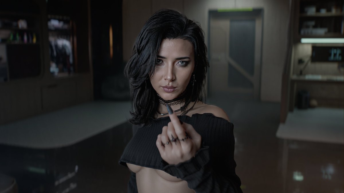 ValIdol1511's tweet photo. 012 | Some of the first photos with my brand new look.
Not the best shots… but I’m still beautiful. Right?
#Cyberpunk2077 #Cyberpunk2077PhotoMode #VirtualPhotography #VPPortraits #FemV #ThePhotoMode #VPWorld https://t.co/czUkJuXHUg