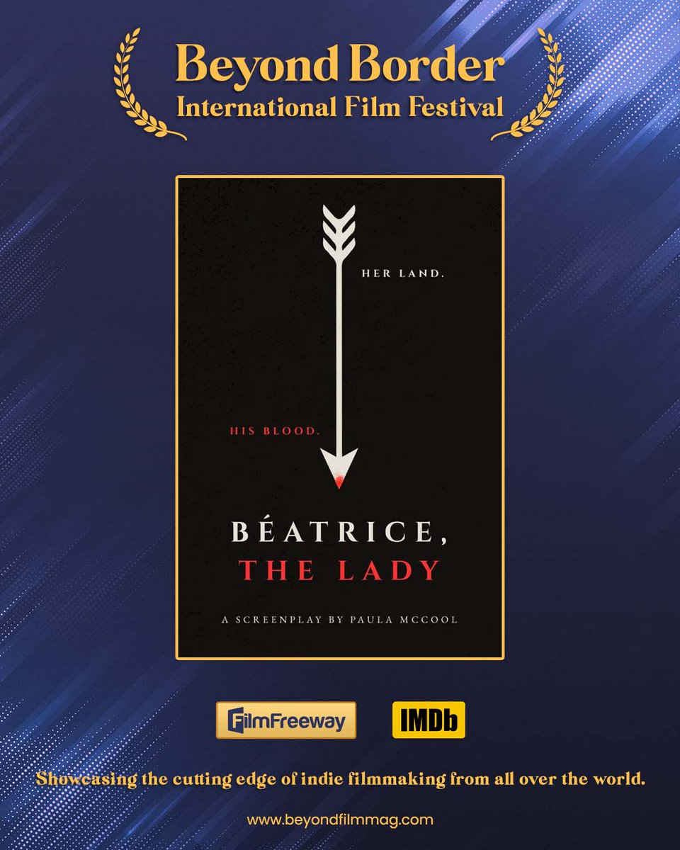 beyondborderiff's tweet photo. S23 official entry 🎬 - "Béatrice, the Lady" written by Paula McCool.

#bbiff https://t.co/LfQyzqU71h