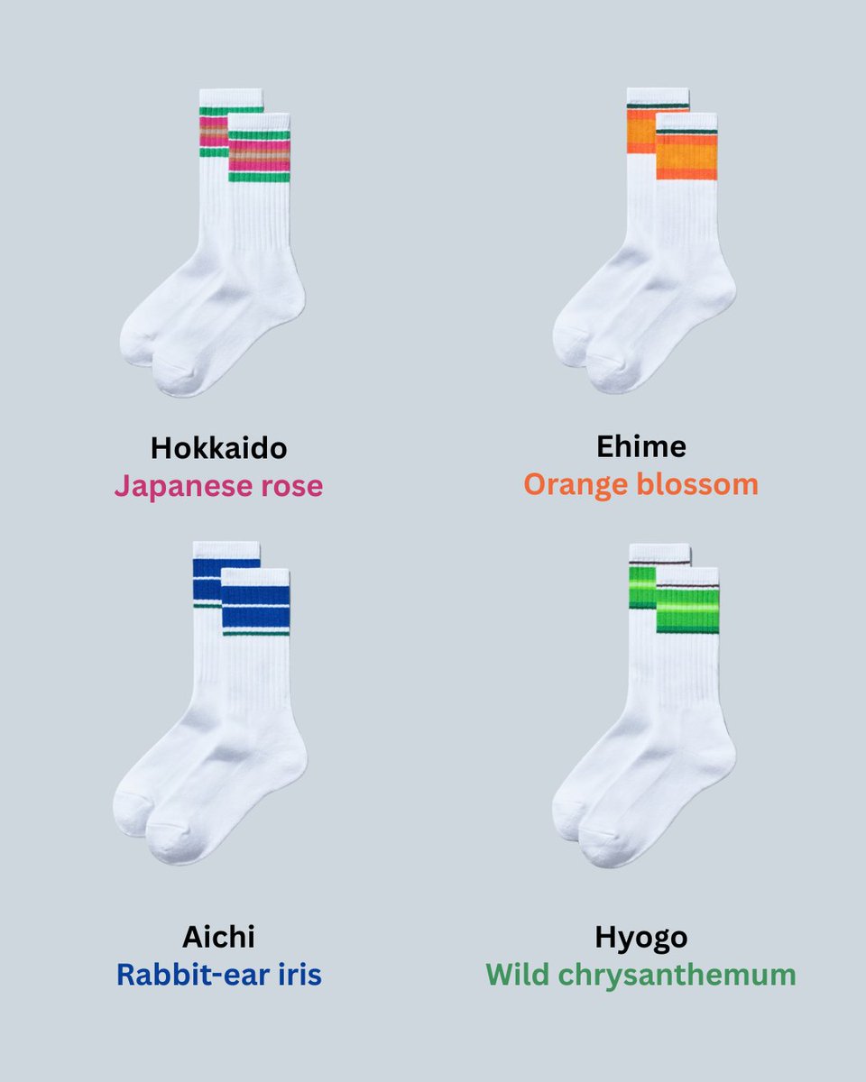 japantimes's tweet photo. FamilyMart's blue, green and white socks have become an unofficial fashion statement. Now, the convenience store chain has a new footwear line — but you'll have to travel across Japan to collect them all. https://t.co/gc4WOLkw3j https://t.co/vvUJ2SwOHA