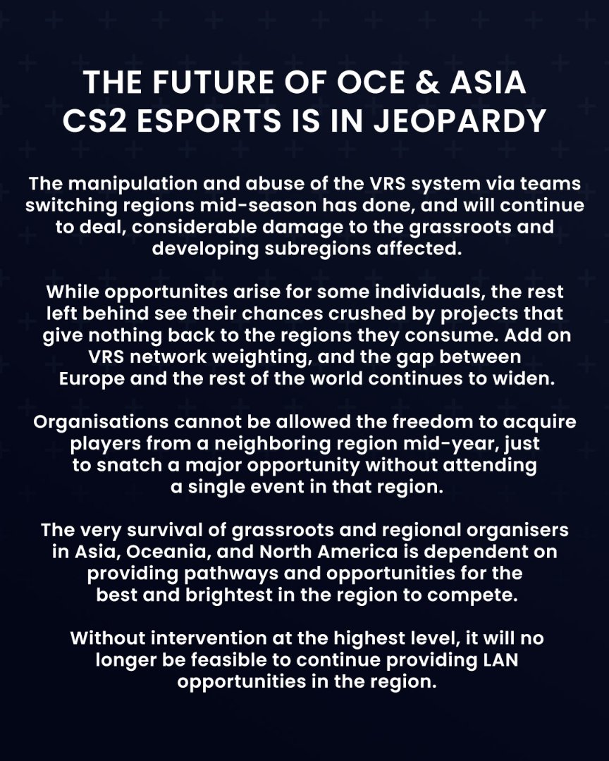 mavrickmaster's tweet photo. Yeah so, we're about to enter the biggest 3 weeks of CS in Australian Counter-Strike history and could be all for naught. 

The last 2-3 years I've invested easily over a quarter of a mill $ and then this shit happens. If nothing changes I can't do this anymore. GG https://t.co/2ykK0CQ5zR
