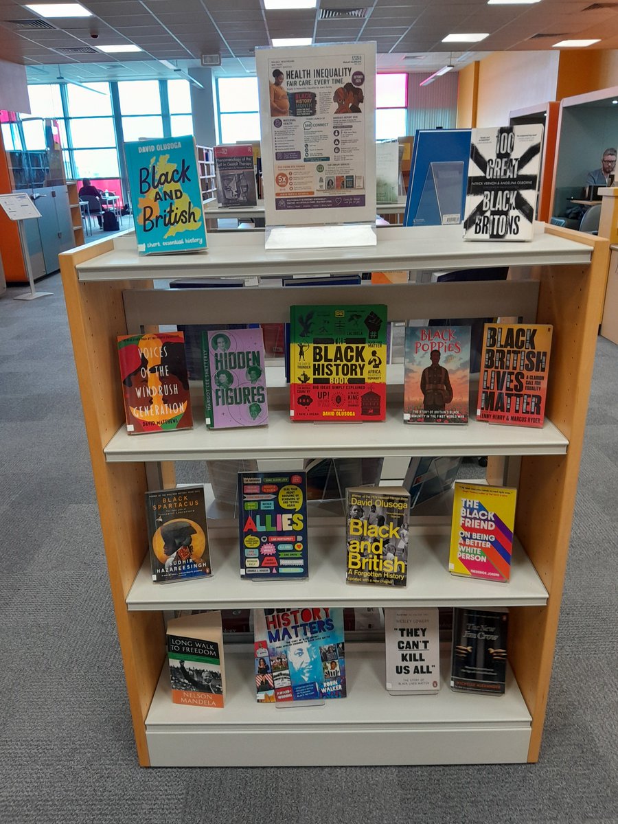 Health_Library's tweet photo. 📚 Ready to discover powerful Black stories this Black History Month? The library is packed with must-reads  plus vital resources on health inequality. Drop by today, grab a book and share what inspires you! ✨
#BlackHistoryMonth https://t.co/IlG117ra01