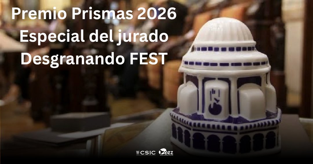 EEZCSIC's tweet photo. 🏆 @Sci_Granada FEST, el festival de divulgación de Granada con el que colaboramos desde sus inicios, recibe el Premio Especial del Jurado de los Prismas Casa de las Ciencias @mc2coruna 

De una charla de 10 minutos a una viñeta: un premio colectivo 🌱
https://t.co/dQnQbH8h6h https://t.co/Gvg948Zj1w