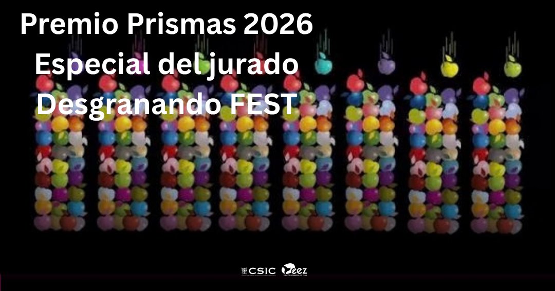 EEZCSIC's tweet photo. 🏆 @Sci_Granada FEST, el festival de divulgación de Granada con el que colaboramos desde sus inicios, recibe el Premio Especial del Jurado de los Prismas Casa de las Ciencias @mc2coruna 

De una charla de 10 minutos a una viñeta: un premio colectivo 🌱
https://t.co/dQnQbH8h6h https://t.co/Gvg948Zj1w