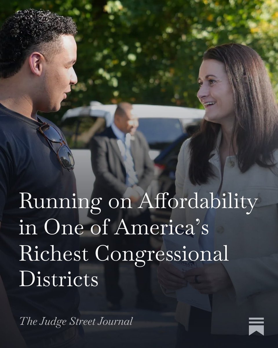 TimmyFacciola_'s tweet photo. NEW in the JSJ: NY-17 is one of the wealthiest congressional districts in America.

But you’d hardly know it based on how often the candidates talk about affordability. https://t.co/XGWiJEcMy3