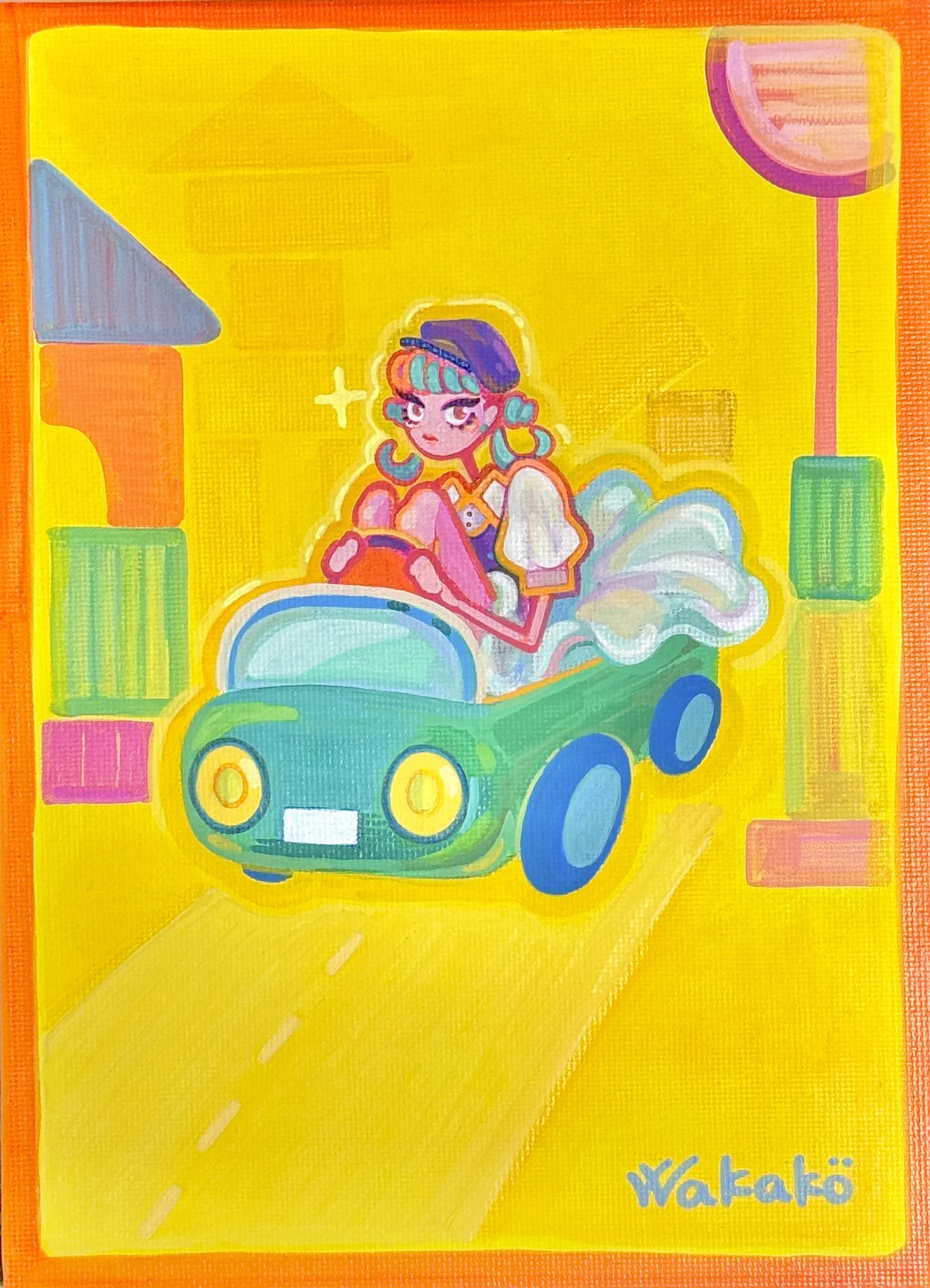 WAKAKO@ネオンビビッドな油絵画家 on X: 