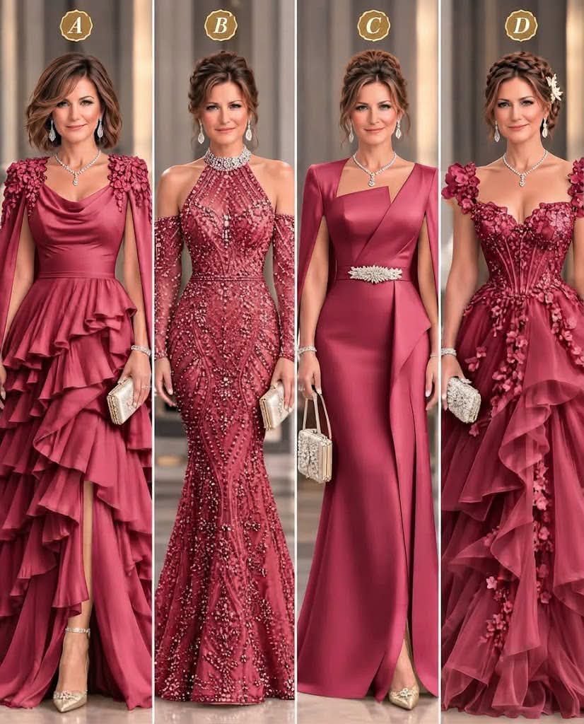 Claralkpz's tweet photo. Which dress gets your vote for the most elegant ? https://t.co/viKk4w202L