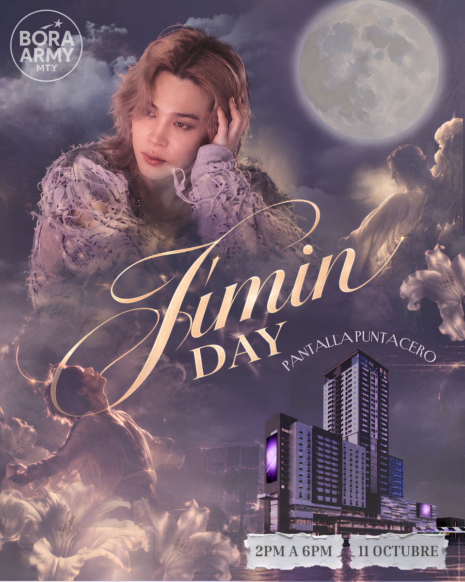 JiminGlobal's tweet photo. Mexican fans in Monterrey are celebrating Jimin's birthday with two large electronic billboards at Puntacero!

🗓 October 11
📍Puntacero, Parque Fundidora

This location sits right in the center of the bustling and high-traffic commercial area of Monterrey. https://t.co/tLwhQ418aT