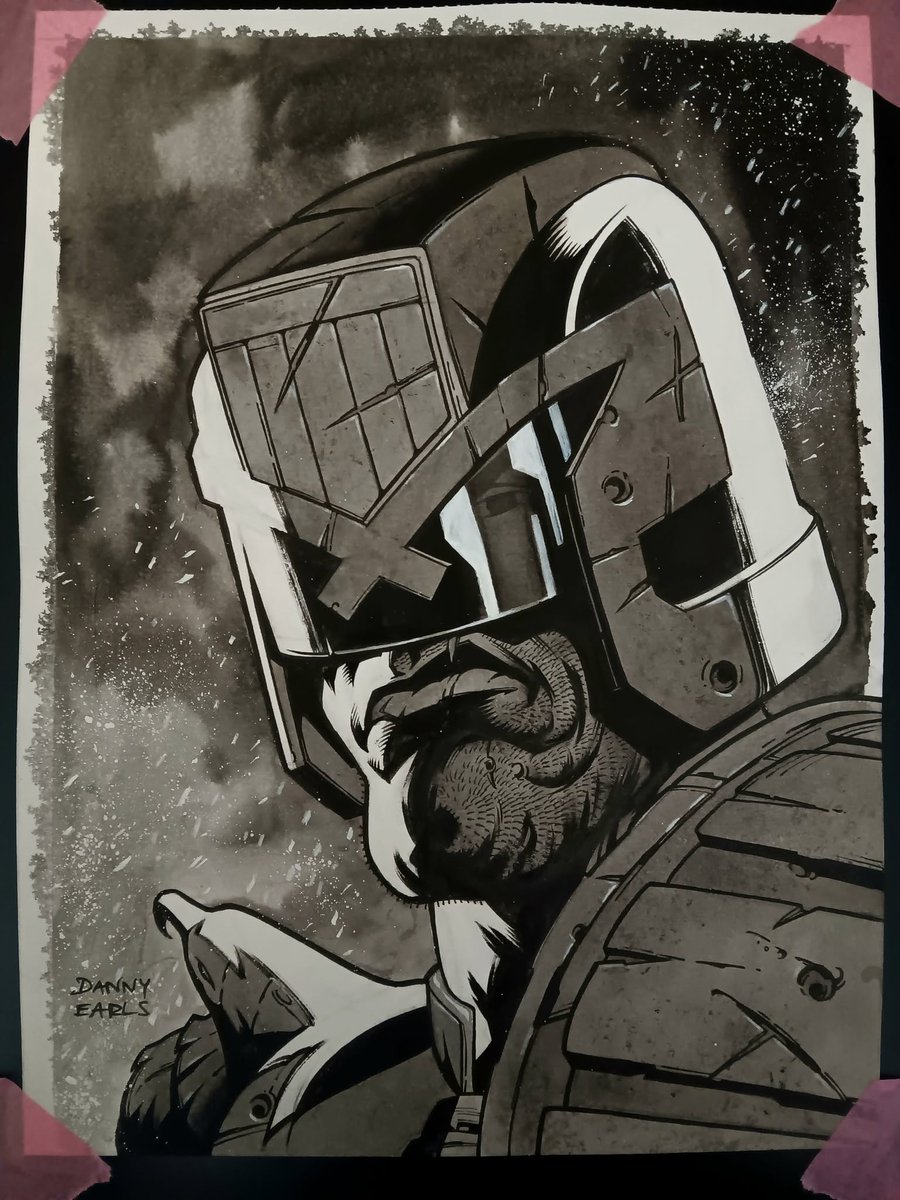 dannyearls16's tweet photo. I AM THE LAW!!!
Always loved Judge Dredd as character. So many incredible artists have worked on him over the years - Would love a chance to draw him one day!
#judgedredd
#2000adcomics https://t.co/2fQjqNLxK4