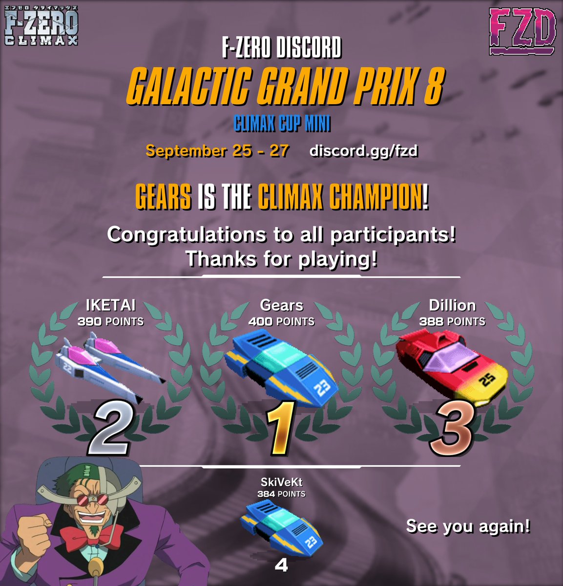 FZD_Official's tweet photo. #FZEROCLIMAX #FZERO #GGP8 https://t.co/9JXYytJzEj