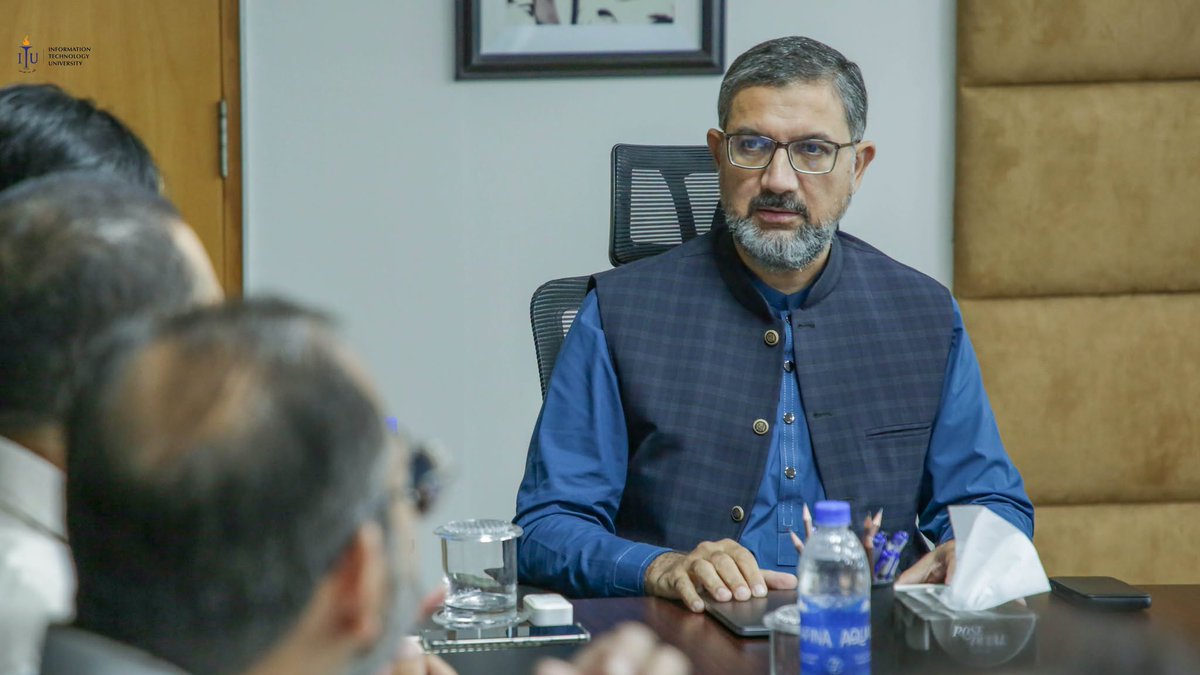 ITUPunjab's tweet photo. Building on the recent MoU, a delegation from the Office of AI, Government of Punjab visited ITU and met VC Prof. Dr. Adnan Noor Mian for AI-driven projects in agriculture &amp; public-sector solutions to turn research into real impact for Punjab. Punjab’s AI Vision 2029! https://t.co/MFYc5CuR7p