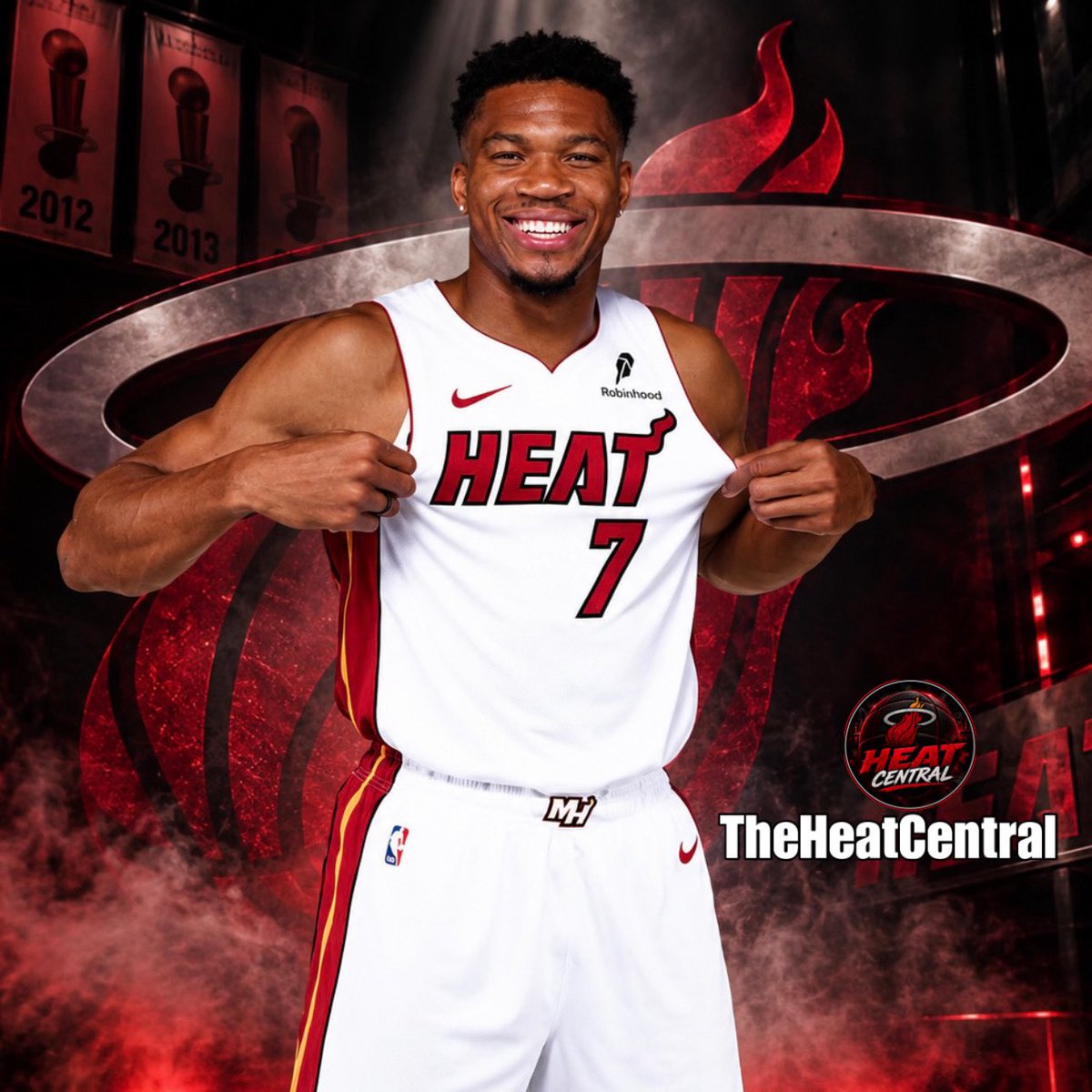 TheHeatCentral's tweet photo. Giannis Antetokounmpo is LOVING every second of being in the Miami Heat organization:

“The Togetherness. How serious they are. Communication. Yesterday, we had a meeting. It was probably one of the most exciting, entertaining meetings. There were two Navy SEALs, and they were telling their story, and we were doing push-ups and sh*t. It’s real, and I love every f—ing second of it. I’m not even gonna lie. It gives me goosebumps. It’s almost like being alive again.”

(@eric_nehm) 🔥