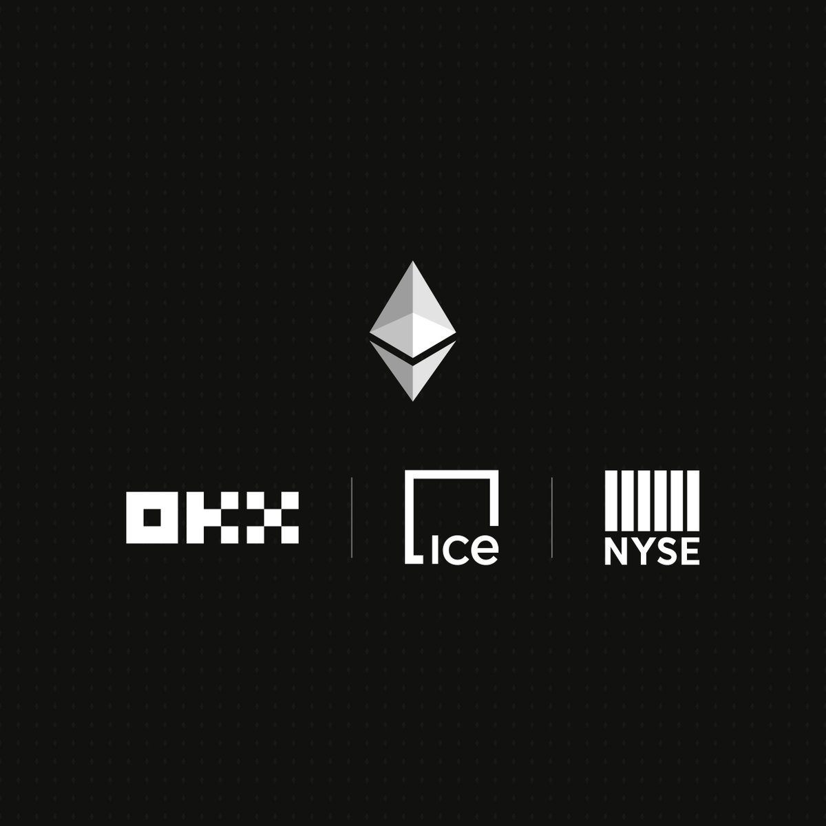 ethereuminsti's tweet photo. NYSE parent @ICE_Markets and @okx's 50/50 joint venture, OKXICE, has notified the SEC of plans to launch a tokenized securities venue under the agency's temporary Innovation Exemption.

The proposed venue would offer retail and institutional investors 24/7 secondary trading in tokenized US NMS stocks through @Uniswap v4 liquidity pools on @XLayerOfficial, an @ethereum L2.

Access is permissioned through KYC/KYB, sanctions screening, whitelisting and wallet-bound credentials, while the underlying chain remains public and permissionless.

The tokens are intended to represent one-for-one security entitlements to underlying shares held through a broker-dealer. The notice lists 64 proposed stocks, including NVIDIA, Tesla and Apple, paired with USDC, USDG or USDT.

Ethereum is the home of onchain finance.