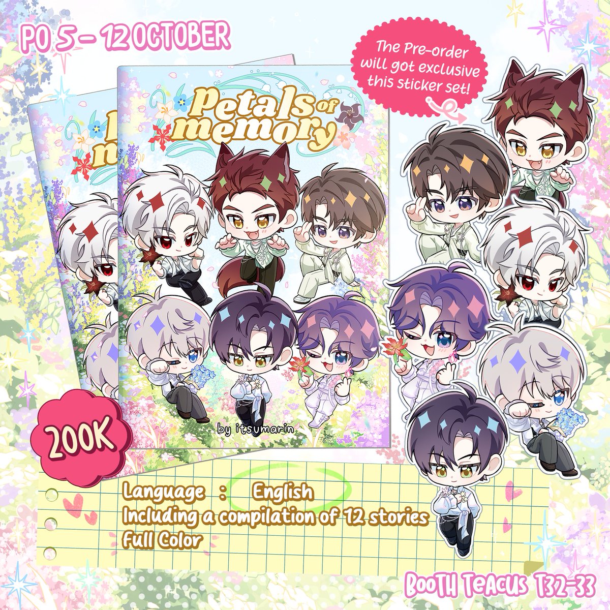 itsumarin's tweet photo. (1/3) 💜&amp;🔁 are very appreciated!
My Pre order for Comifuro 23 is finally open! 

🗓️ PO 5 - 12 October 2026
💜 This order for local only 🇮🇩 (Pick up at event or Mail)
🧎‍♀️I will make seperated PO for global 🌎 next month

#CF23 
Form PO https://t.co/VILbC3b2Aj