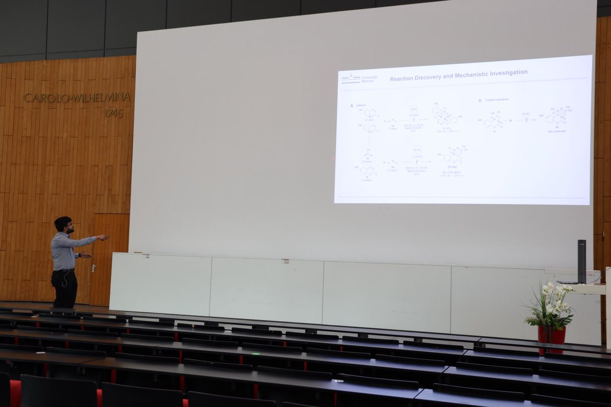 GloriusGroup's tweet photo. Great to attend the 30th Lecture Conference on Photochemistry at TU Braunschweig! ☀️🔬 Inspiring talks, exciting science, and great discussions with the photochemistry community, including David Procter and Burkhard König. #Photochemistry #Chemistry https://t.co/yZQMOBLCP2