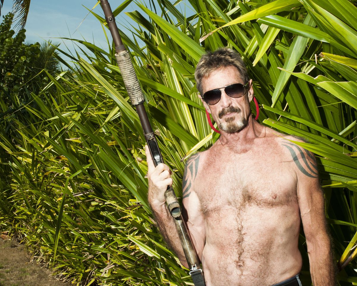 adonispara's tweet photo. > gets a job coding for NASA
> builds Mcafee antivirus from his living room
> hits the forbes list
> becomes a suspect when his neighbor's found dead in belize after killing his 4 dogs
> changes his whole look to slip out of belize with his 20 year old girlfriend
> tricks the police by hiring a body double to cross the border with his passport
> meanwhile he goes the opposite direction to guatemala
> fakes a heart attack to dodge capture there
> the hitwoman sent to kill him becomes his wife
> behind snowden's leak that exposed the US surveillance state
> stops paying taxes by blackmailing the gov
> runs for US president (twice)
> bugs Hillary Clinton's campaign staff by mailing them "free" laptops
> moves to a boat in the caribbean with armed guards
> most wanted in 3 different countries
> judge approves his extradition to the US
> found dead in a Spanish prison cell
> spanish judge ruled his death a suicide
> previously said if he's ever found dead it wasn't suicide
> may still be alive

The very definition of "You can just do things"