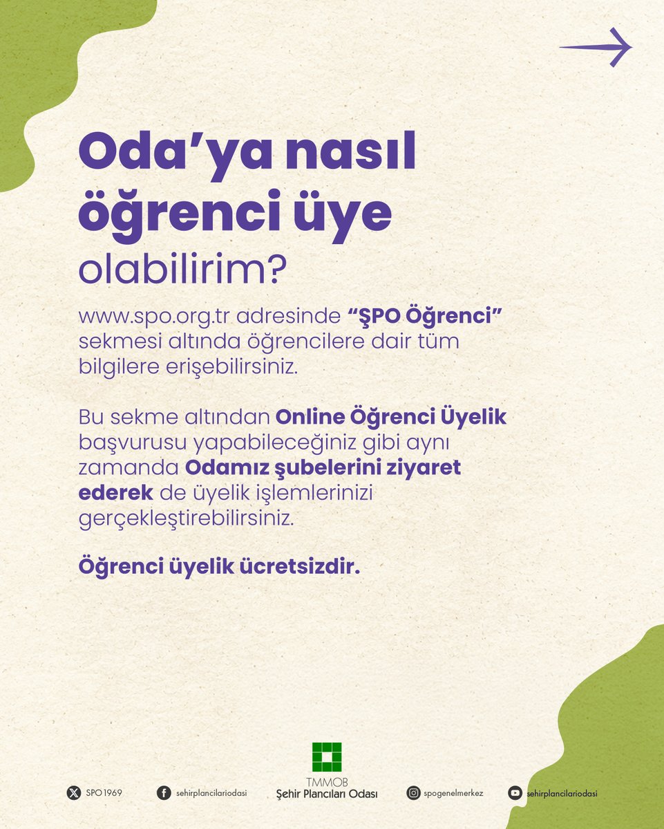 SPO1969's tweet photo. ŞPO ÖĞRENCİ KOMİSYONU INSTAGRAM'DA! 📣

Şehir plancısı adayları, sesimizi ve gücümüzü birleştiriyoruz!

ŞPO Öğrenci Komisyonu olarak; birlikte üretmek, mesleki haklarımızı ve geleceğimizi hep birlikte savunmak, etkinlik ve atölyelerimizle dayanışmayı büyütmek için artık resmi Instagram hesabımızdayız.

10. Türkiye Şehircilik Kongresi bünyesinde yürütülen 3. Öğrenci Kurultayı hazırlıklarına dair tüm duyuruları yaygınlaştırmak, komisyon çalışmalarının parçası olmak ve süreçleri yakından takip etmek için  instagram(@spoogrenci) hesabını takip etmeyi ve çevrene duyurmayı unutma!

Takip etmek için: https://t.co/xS0IeGFJDK