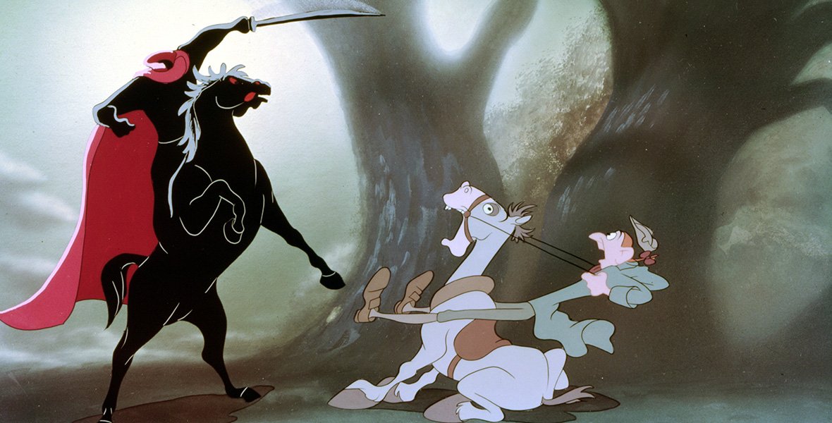 Cartoonhistory2's tweet photo. 77 years ago today, ‘The Adventures of Ichabod and Mr. Toad’ premiered in theaters. https://t.co/m7bKv4cnqf