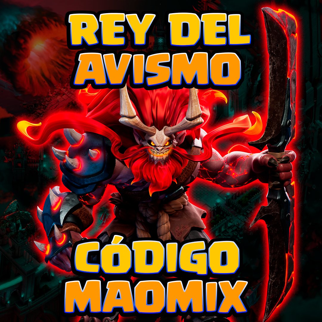 MaomixGames's tweet photo. 👑🔥 ¡Ya está disponible la nueva Skin del Rey del Abismo!
Si quieres darle un nuevo estilo a tu Rey, ¡ya puedes conseguirla en la tienda! ⚔️💀
🛒 Recuerda usar el código MAOMIX al realizar tu compra y apoyar al canal. ❤️
#ClashOfClans #CoC #MaoMix #CreatorCode #ReyDelAbismo https://t.co/SzIZjWV5bc