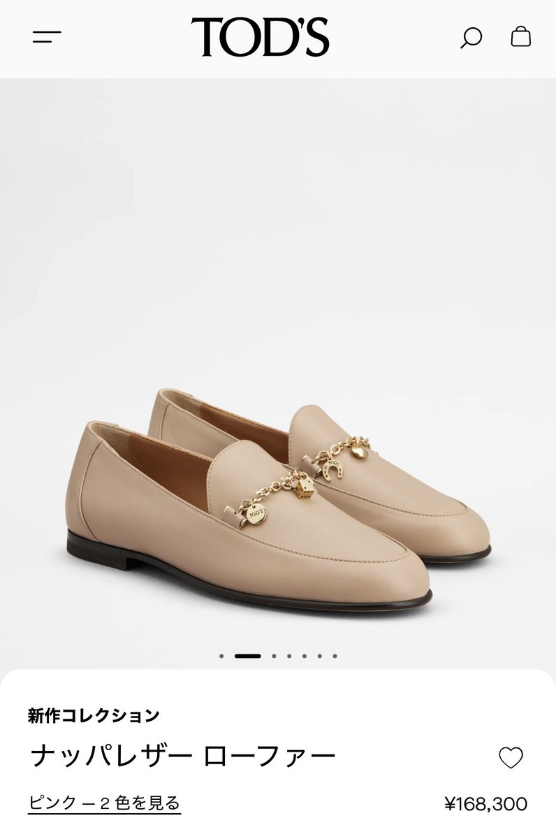 ponuponuohagi's tweet photo. トッズのローファー可愛いな〜👞🤎
取り外し可能なチャームが遊び心があって良き🫶🏻 https://t.co/yRMFZBzrEJ
