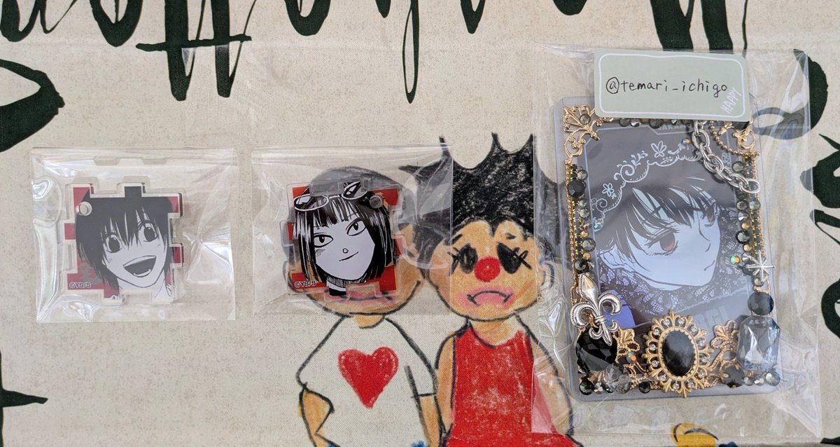 temari_ichigo's tweet photo. 【交換】サカモトデイズ展 アクリルパズル

譲：画像1枚目
　　南雲、帯黒

求：画像2枚目
　    大佛1、アタリ1

郵送での交換のみ。
南雲は帯黒を同数含む2:2の交換のみ。
��黒は全てのお品物と交換可能です。
ぜひ、検索からもお気軽にお声がけ下さい。 https://t.co/3LnDxwTb0v