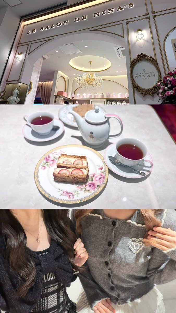 qhkmn5o's tweet photo. 横浜の7️⃣区に新しくオープンしたルサロンドニナス➰🎵💕
店内ピンクで本当にかわいい🎀🩷
七基のカードにある聖地も巡礼できてネ申✨️ https://t.co/54vcW7ONv0