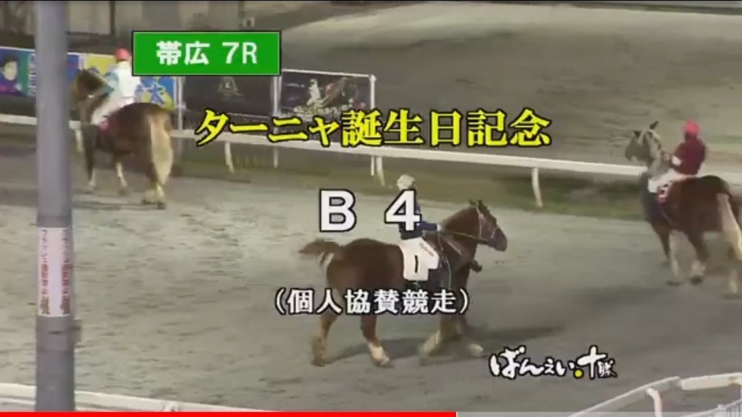 tothenorth_aki's tweet photo. 帯広のばんえい競馬は1万円の協賛金で
レース名つけれるからオススメ https://t.co/nufM85aj6i