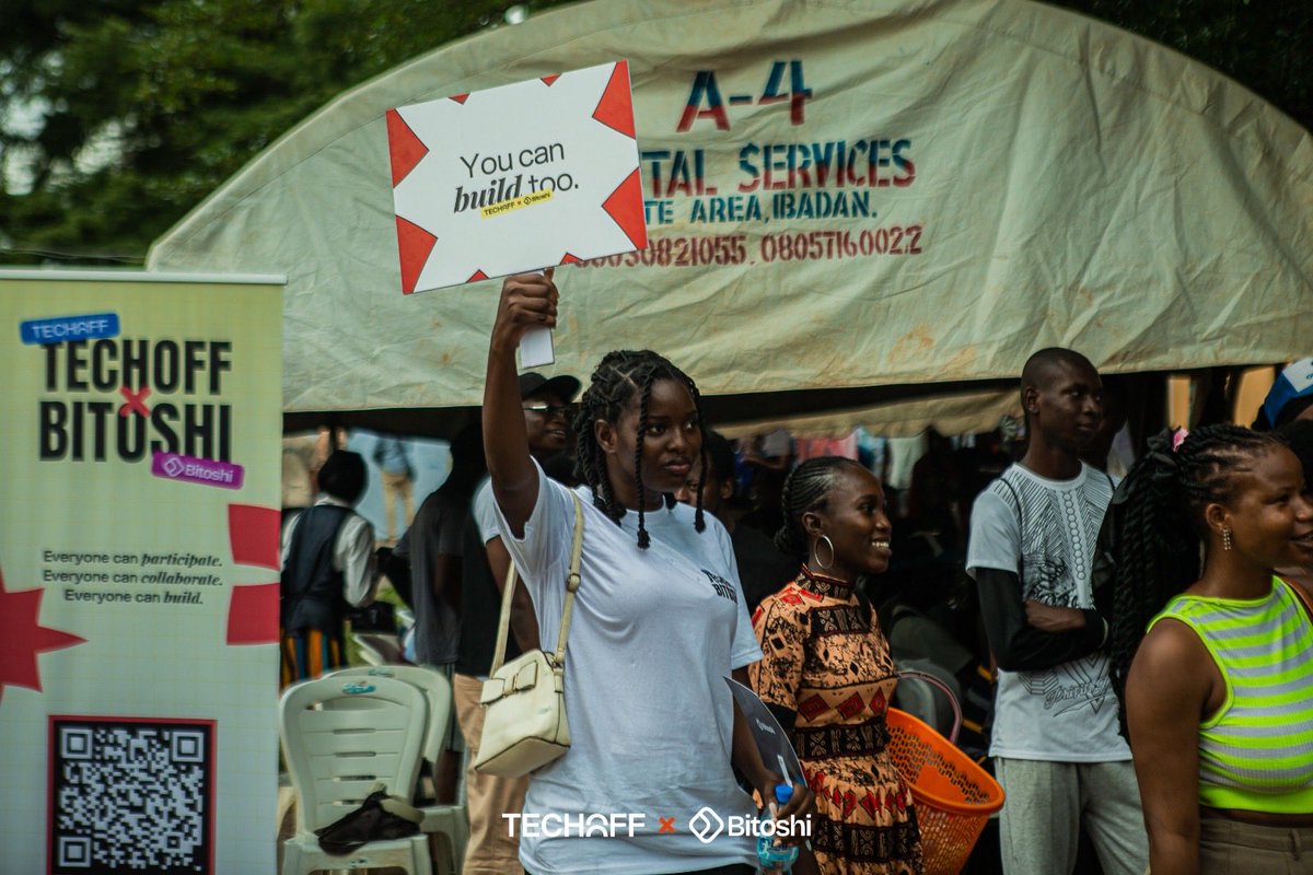 techoffhack's tweet photo. We had a full day at Ibadan! 🧡

From the campus tour to meeting the builders, playing games, sharing ideas, and finally watching their stories come to life on the big screen, there was a lot packed into one day.

And yes, we captured some of it. 👀

Here are a few moments from the Ibadan Builders’ Premiere.

#TechOff2026 #EverybodyCanBuild #BuildWithTechOff #Bitoshi
