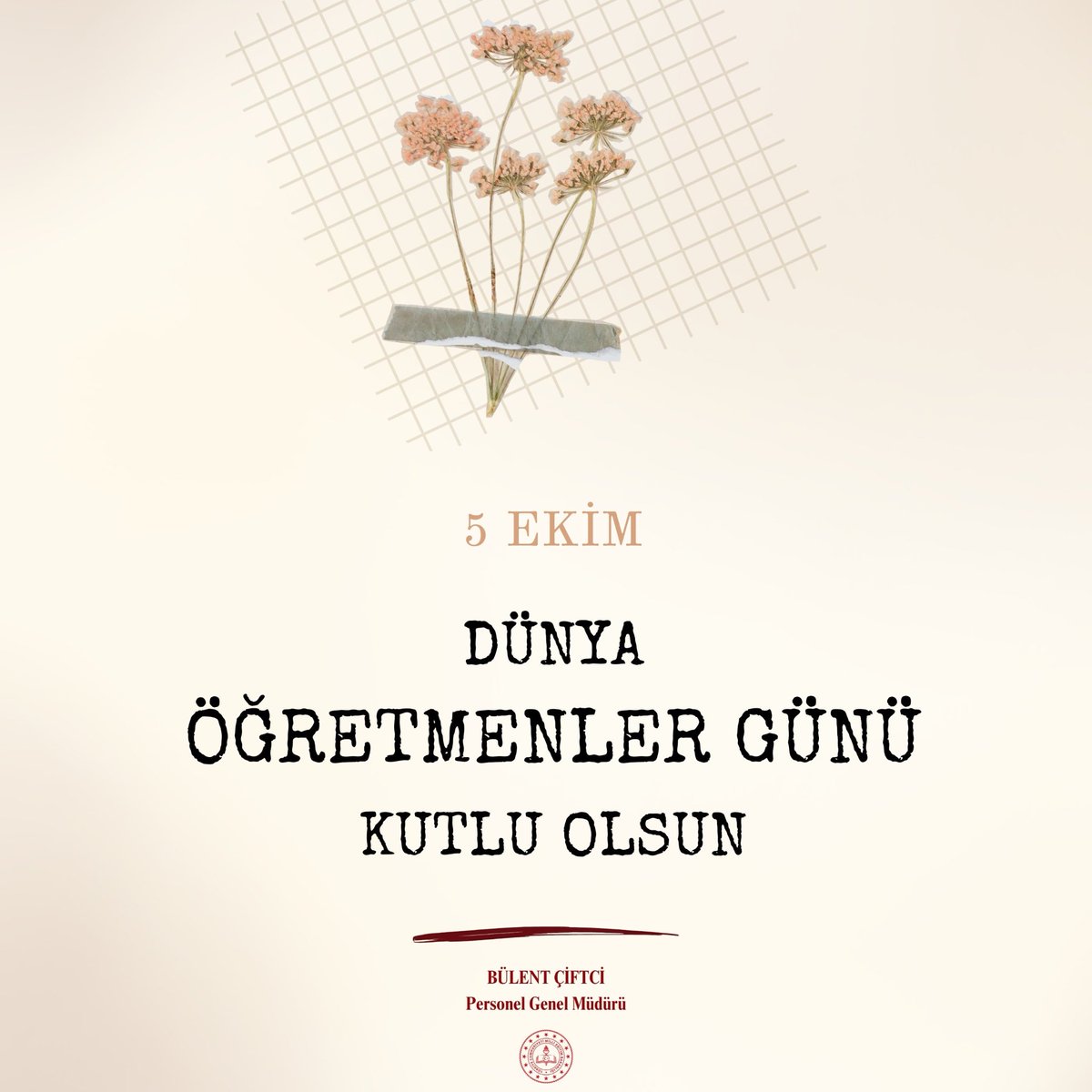 cftcblnt's tweet photo. Medeniyetler, öğretmenlerin omuzlarında yükselir. 

Bir çocuğun dünyasına dokunan, bilgisiyle yol gösteren, sevgisiyle umut veren, emekleriyle yarınlarımızı güzelleştiren tüm öğretmenlerimizin #5Ekim Dünya Öğretmenler Günü kutlu olsun. 🌿 https://t.co/AjFiTnmhNe