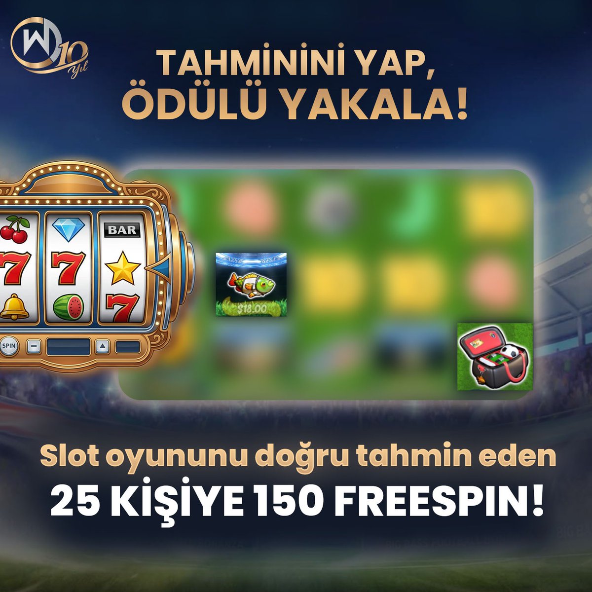 wbahisoriginal's tweet photo. WBAHİS SLOT TAHMİN ETKİNLİĞİ BAŞLATTI !! 

TAHMİNİNİ YAP ÖDÜLÜ YAKALA ! 

SLOT OYUNUNU DOĞRU TAHMİN EDEN 25 ÜYEMİZE 150 FREESPİN HEDİYE !!

KULLANICI ADINI YAZ, RT İLE DESTEKLE , TAHMİNİNİ BELİRT ! 

ETKİNLİK 06-10-2026 12:00'DA SONLANACAKTIR! https://t.co/I5ciaqfuma