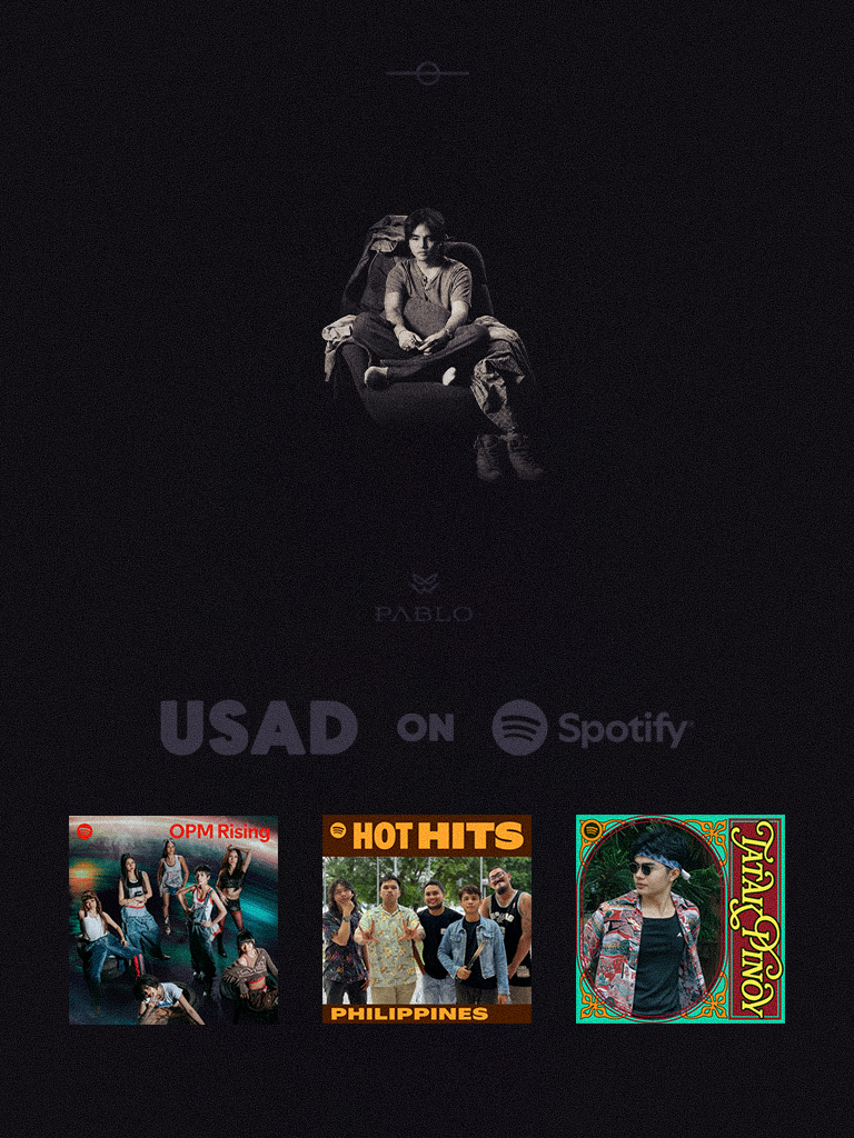 imszmc's tweet photo. ’USAD’ sa @SpotifyPH 🤘

OPM Rising: https://t.co/JdJ4dN1B9M
Hot Hits Philippines: https://t.co/H7WhzGB3Ng
Tatak Pinoy: https://t.co/r3e4qr02X8

#USAD https://t.co/hHtgcp758p