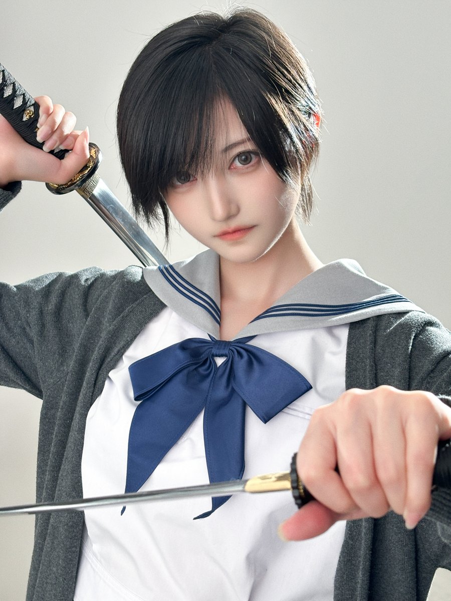 komoshuai's tweet photo. 😼 刃！ https://t.co/45zFroQzJY