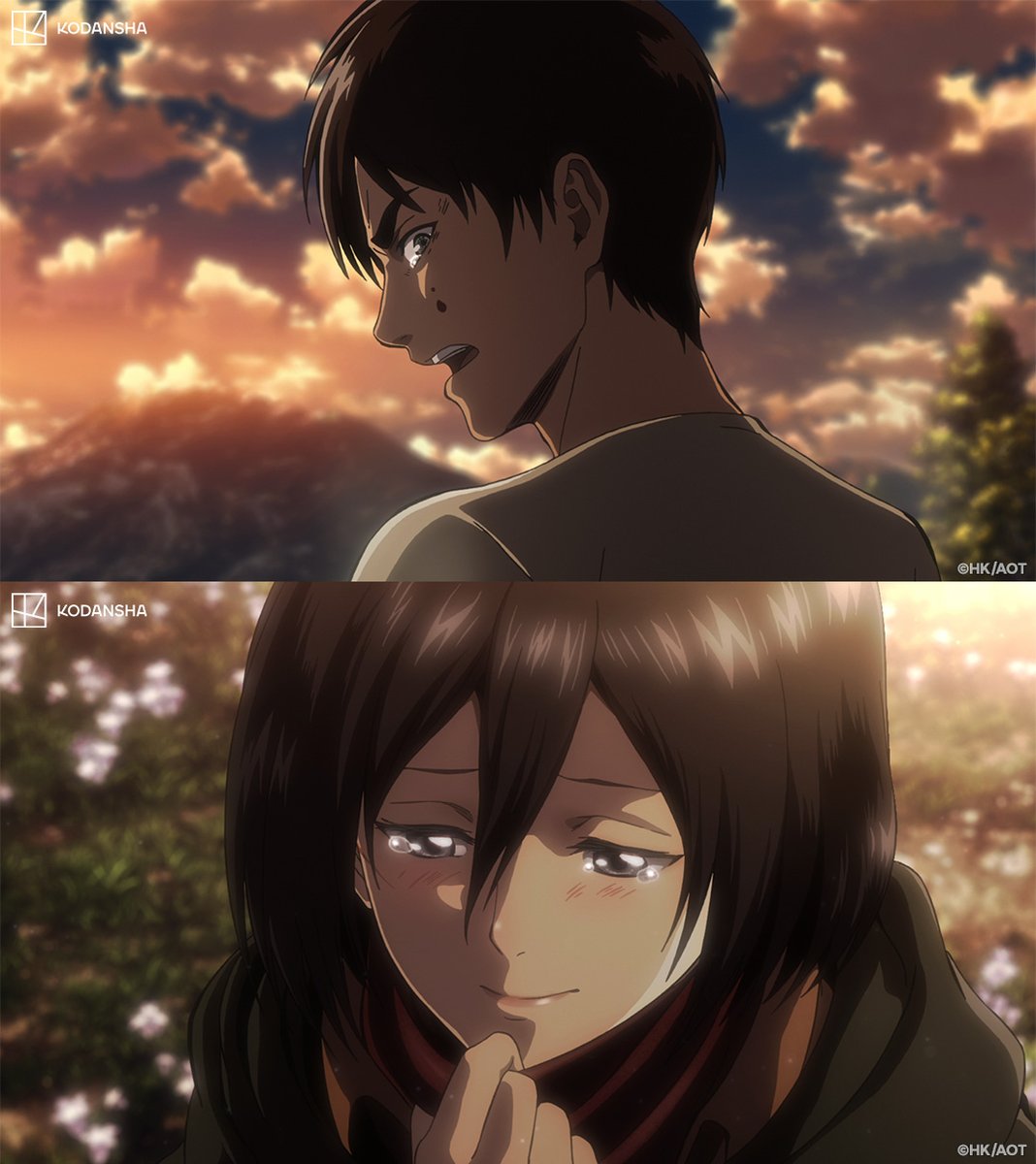 Crunchyroll's tweet photo. 🧣 🕊️ (via Attack on Titan Season 2) https://t.co/sdT3eucxsN