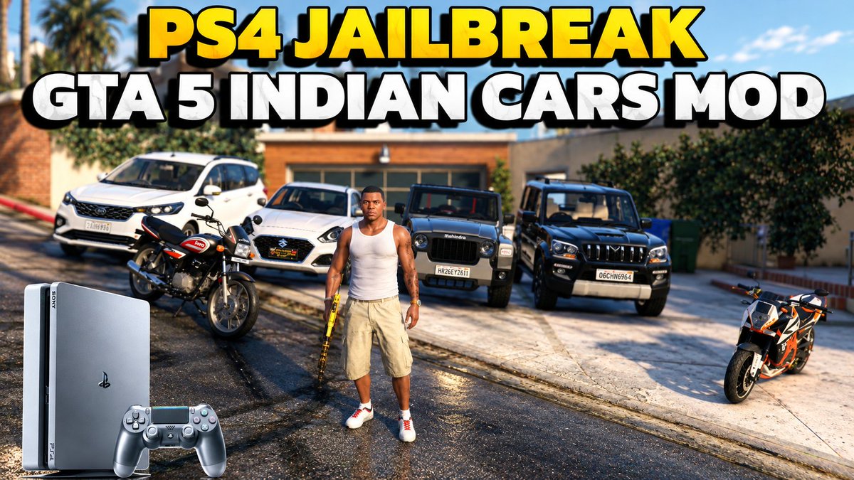 Sunny684788's tweet photo. GTA 5 Real Life Cars &amp; Graphics Mod On PS4 Jailbreak || Orbx Engine 
https://t.co/tnGxsl4xEX https://t.co/PjI4B4PXSb