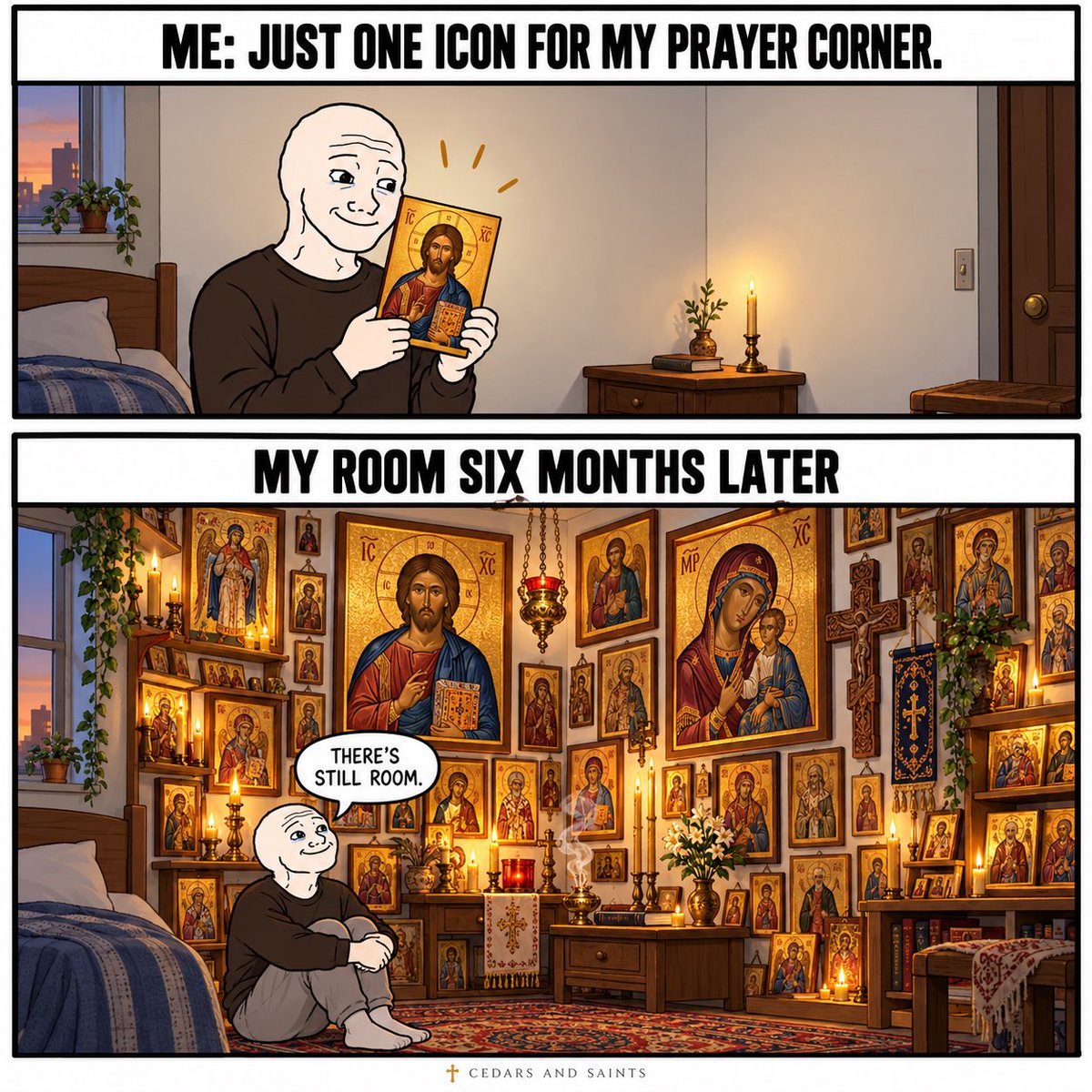 CedarsAndSaints's tweet photo. 😂 it always starts with one https://t.co/V9a97970FP