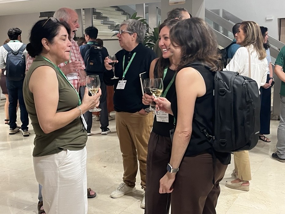 CellPressEvents's tweet photo. Into day 2 of Cell Press Symposia: Hallmarks of Aging! Lively poster discussions, buffet lunches, and a welcome reception full of conversation and new connections. Thanks to all our speakers, presenters, and attendees for making it a great start in Seville! #CSAging2026 https://t.co/EVTfhG2svl