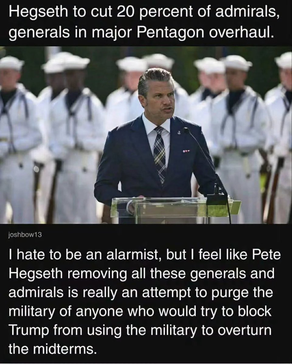 YourAnonNews's tweet photo. Trump and Hegseth have turned the US military into a joke https://t.co/zQcScu6AGn