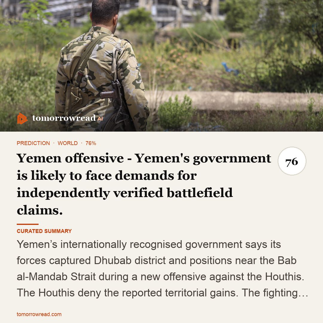 tomorrowread's tweet photo. Ukraine claims strikes disabled 51% of Russia’s oil-refining capacity. Also: Flydubai attack raises crew-screening gaps; Yemen forces claim gains near Bab al-Mandab.

https://t.co/ixzxh9KHch

#TomorrowRead #AI #WorldNews #Foresight #News https://t.co/bE8GGEnMPm