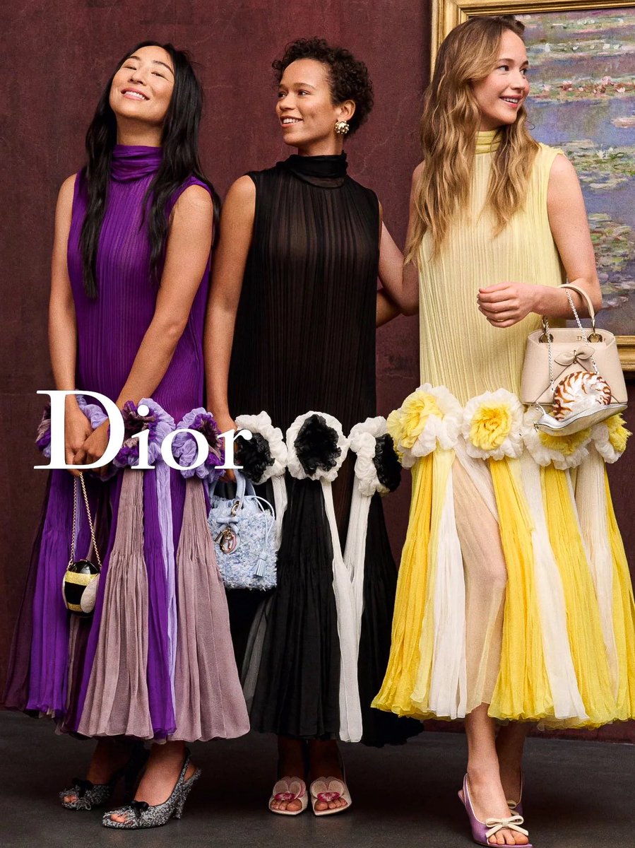 _filmcrave's tweet photo. Jennifer Lawrence, Taylor Russell and Greta Lee photographed for Dior. 📷 https://t.co/mefwTHXp54