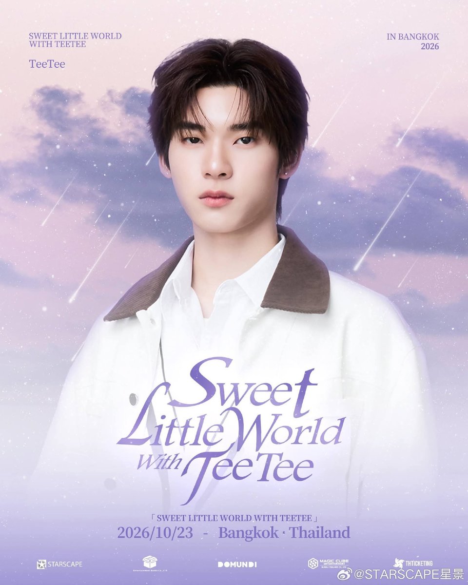 Zin636gh's tweet photo. 💜 SWEET LITTLE WORLD WITH TEETEE 🐶

A sweet little world with TeeTee is waiting for us! ✨

📍 Bangkok, Thailand
📅 October.23.2026
🎫 Tickets open: October.11.2026 | 11:00 AM 🇹🇭 | 10:30 AM 🇲🇲

Let’s meet TeeTee in his little world 💜
#twnpich #teeteepor https://t.co/MXtwNT0l8c