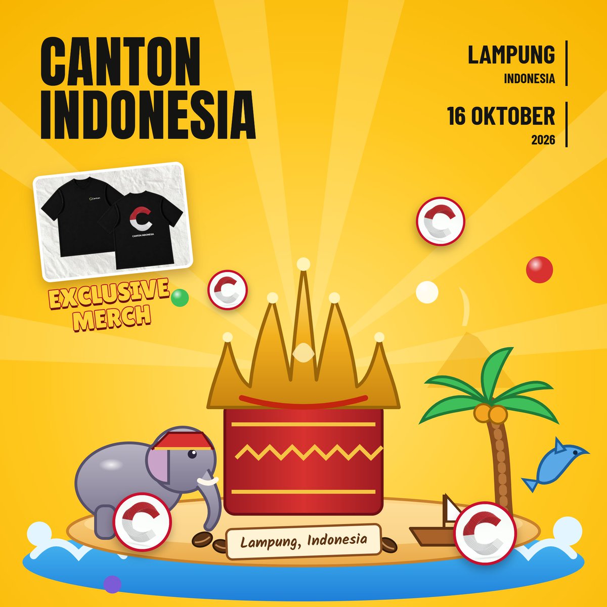 yapperagent's tweet photo. CANTON INDONESIA MEETUP 🇮🇩

As Canton Network scales, local builder ecosystems need to scale with it.

Yapper Agent and Maha Wallet are building on Canton, and we're committed to growing developer capacity in Indonesia. Indonesia Builder Showup in Lampung is one step toward that.

October 16, 2026. DAML fundamentals, live builds, and conversations with Indonesian developers.

We're not waiting for adoption in Indonesia. We're building it.

RSVP : https://t.co/KCfiM5DboM