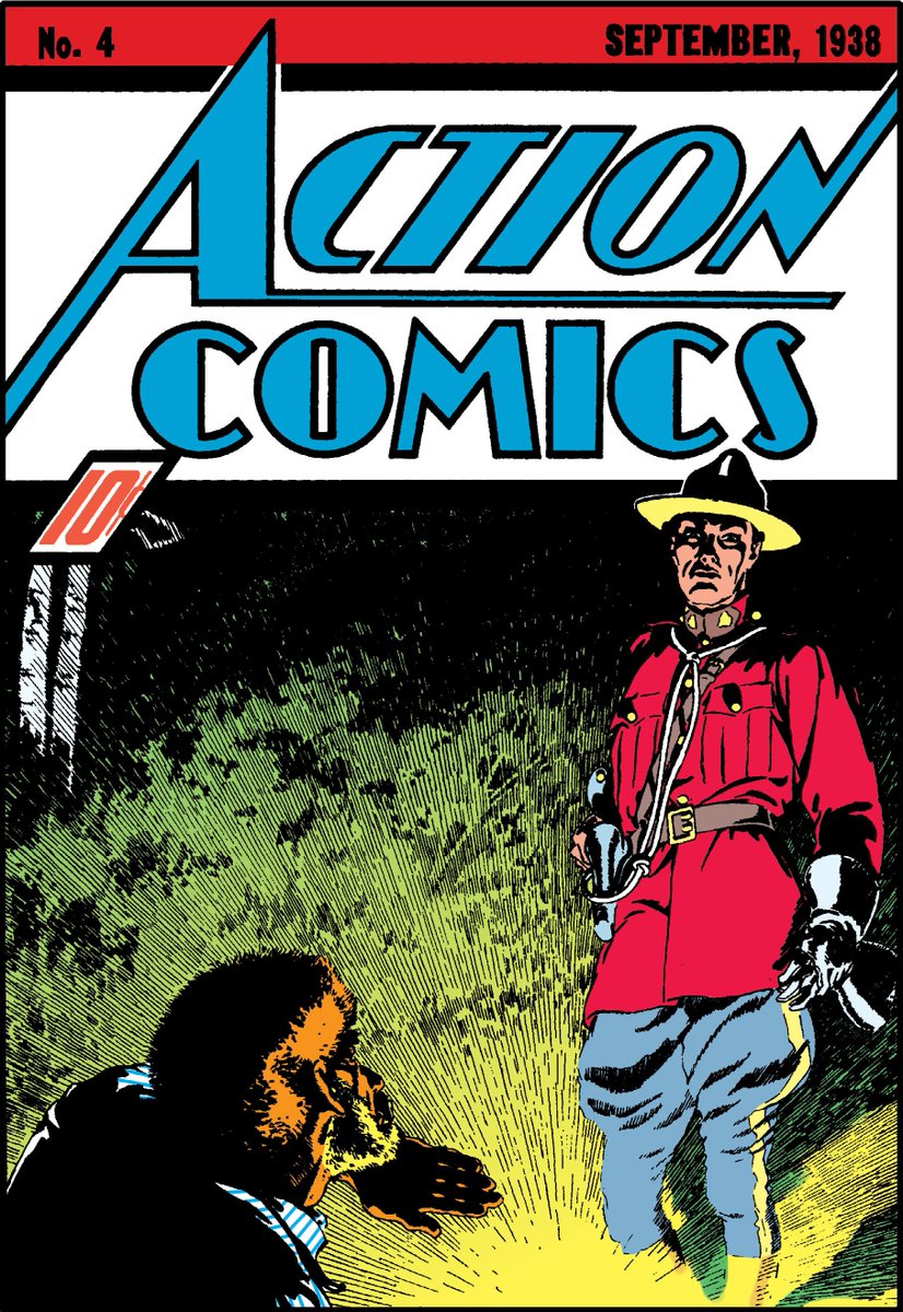 RobMessick's tweet photo. Action Comics 4 Inside this comic is the 4th appearance of Superman, but this Canadian Mountie helps move these books!! It takes a while to realize Superman's importance.
@DCComics @DCOfficial @Superman
#LeoEOMealia #DCComics #ActionComics
@JamesGunn @ActionComics https://t.co/J6aguFZqzy