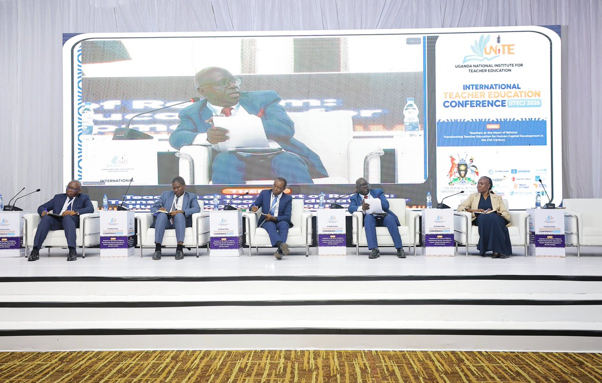 UwezoUganda's tweet photo. Honoured to join @uniteuganda24 International Teacher Education Conference-ITEC held in Kampala on 1-2 Oct 2026. Our ED @MNakabug joined @Educ_SportsUg officials & @MaKCEES colleagues on a panel responding to a keynote address delivered by @NPA_UG ED @JosephMuvawala on aligning Teacher Education Reform with Uganda's National Development Plan IV and Vision 2040. Our message: Reforms in Teacher Education should be matched with reforms in learning. As our ED observed: ‘’If, five years from now, we have more trained teachers, more CPD hours and a fully established UNITE, but children still cannot read or lack key life skills and values, we will have reformed the teaching profession without reforming learning…’