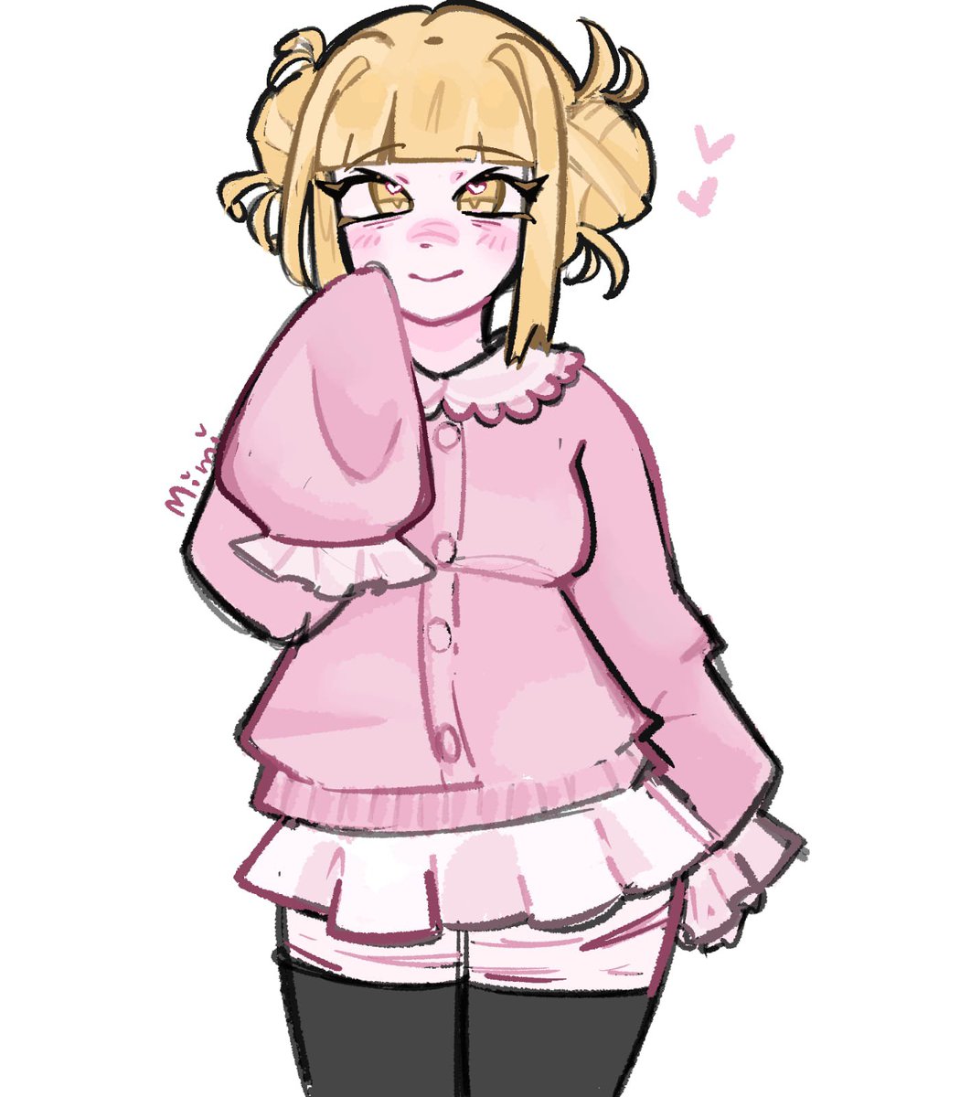bunnichako's tweet photo. himiko doodle (๑ > ᴗ < ๑)
#mha #fanart https://t.co/JvIF5iHwpu