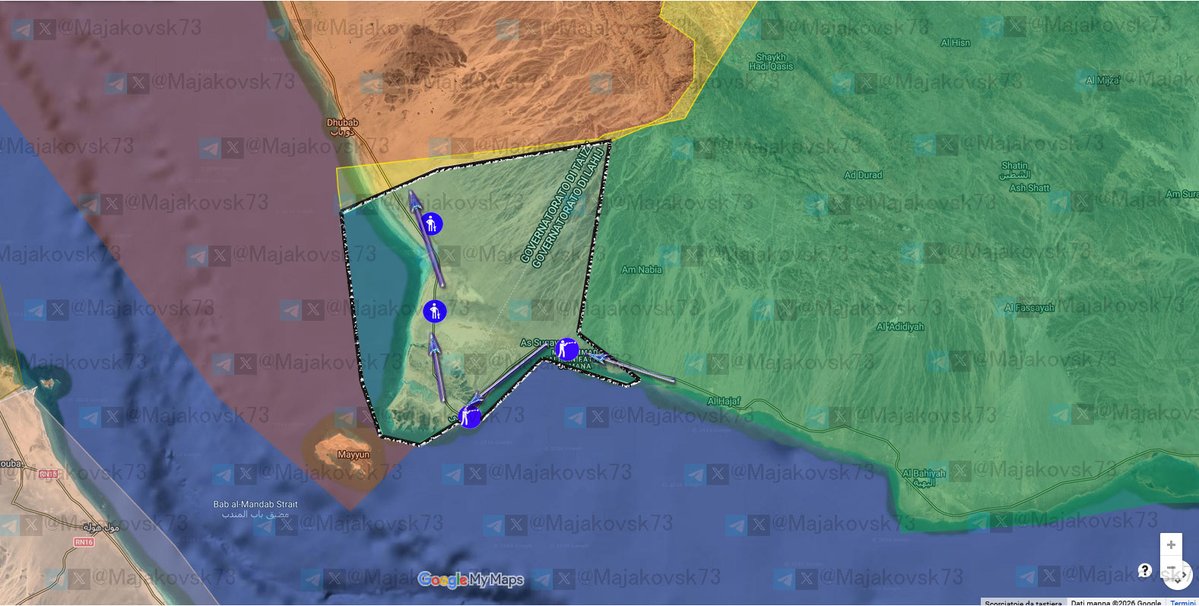 Majakovsk73's tweet photo. #Yemen#Taiz Forze PLC (Giants Brigade e National Shield Forces) hanno lanciato offensiva stamani su bab el Mandeb e catturato aereoporto Locale. Offensiva è riusposta a forte avanzata Houthi ieri intorno a Taiz, ed ha obiettivo di allentare presa sulla città, che ancora non risulta essere completamente isolata.