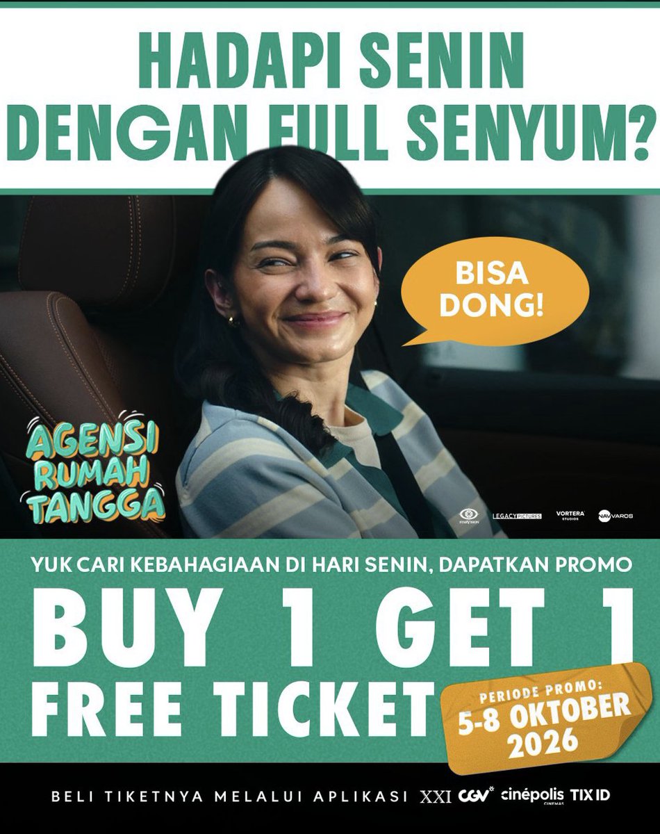 yan_widjaya's tweet photo. B.O 4/10/2026
#Djamin 3.849
#Conjurig 5.388
#Ibadah&Cinta 29.711
#LobangBuaya 44.477
#BisikanDGringsing 58.541
#MemburuPmangsa 201.750
#WargaRusun609 226.113
#Munafik 813.613
#Ibu,BAT? 838.456
#ART 1.182.278
= https://t.co/ta6o3PXzTm