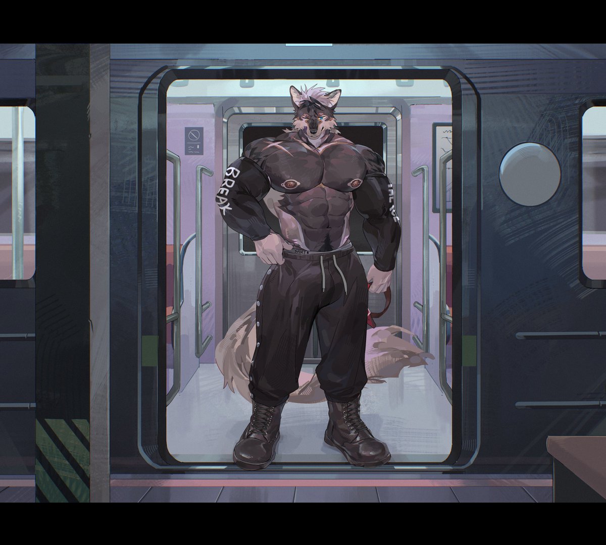 saturivern's tweet photo. the Subway https://t.co/JkPfrN2cAH