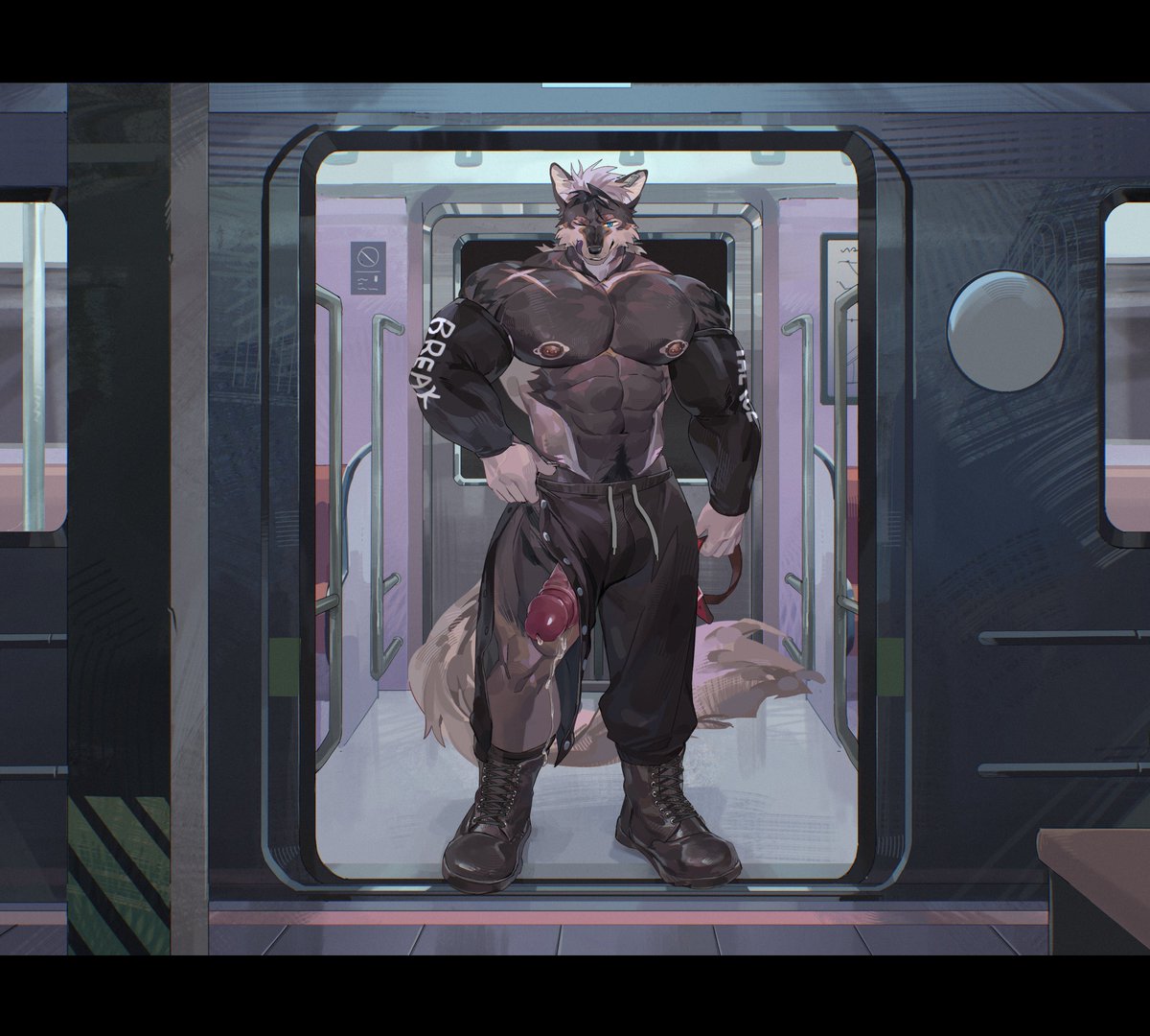 saturivern's tweet photo. the Subway https://t.co/JkPfrN2cAH
